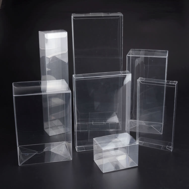 transparent plastic box packaging